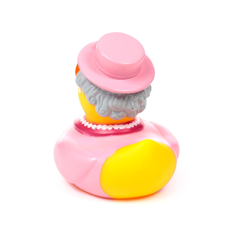 Queen Duck Vinyl Bath Time Toy - CE Marked & EN71 Certified