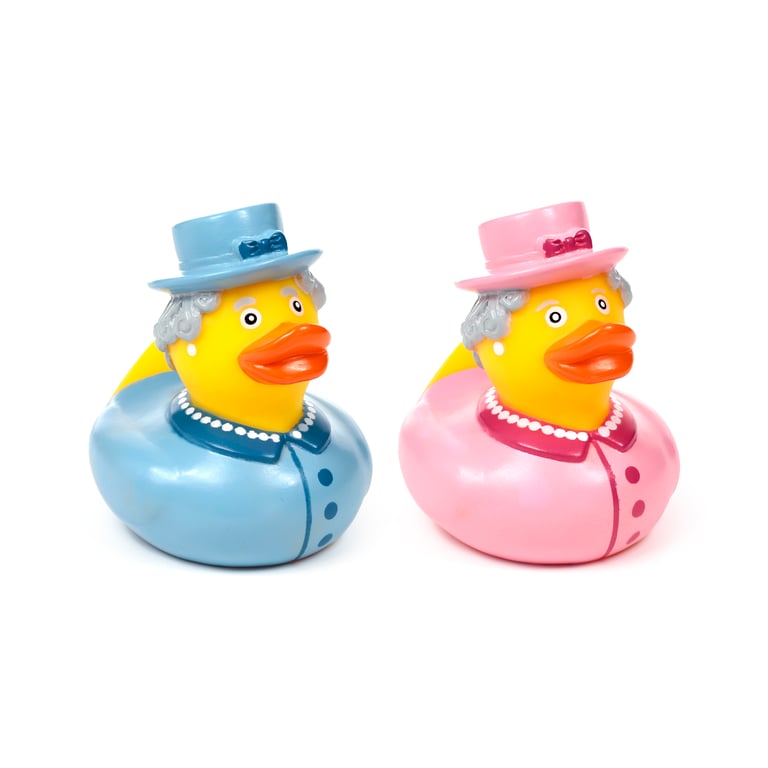 Queen Duck Vinyl Bath Time Toy - CE Marked & EN71 Certified