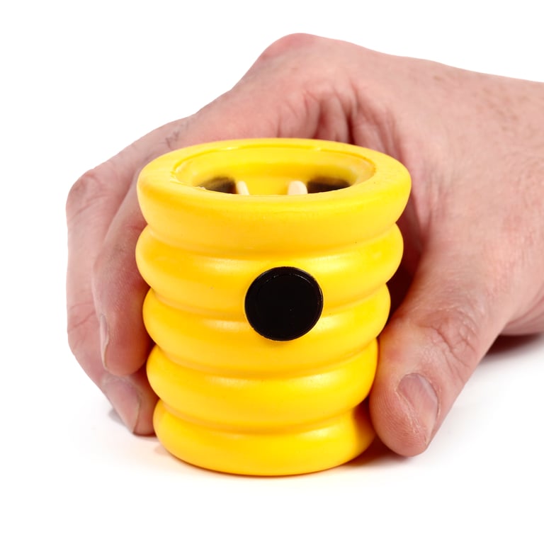 CE Marked Rubber Pop Out Bee & Beehive Toy for Children
