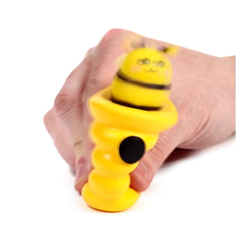 CE Marked Rubber Pop Out Bee & Beehive Toy for Children