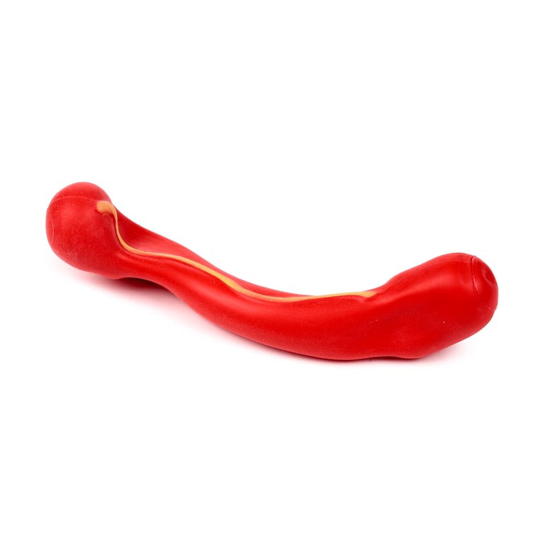 Hot Dog Sausage Dog Stretchy Fidget Toy - CE Marked & EN71 Compliant Rubber Stress Relief Tool for Adults and Kids