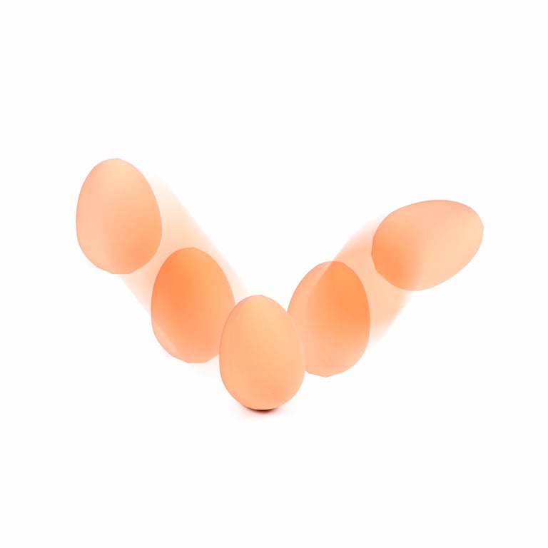 CE Marked Rubber Bouncing Egg - Novelty Toy for Older Children