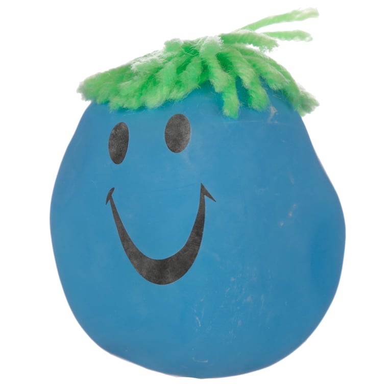 Fun Kids Squeezy Mood Head - CE Marked, Flour Filled Rubber Toy for Toddlers
