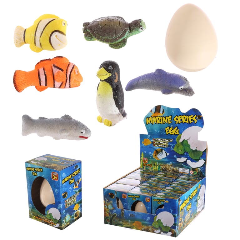 Fun Kids Large Hatching Sealife Egg - CE Marked, Educational Toy for Kids Over 3 Years