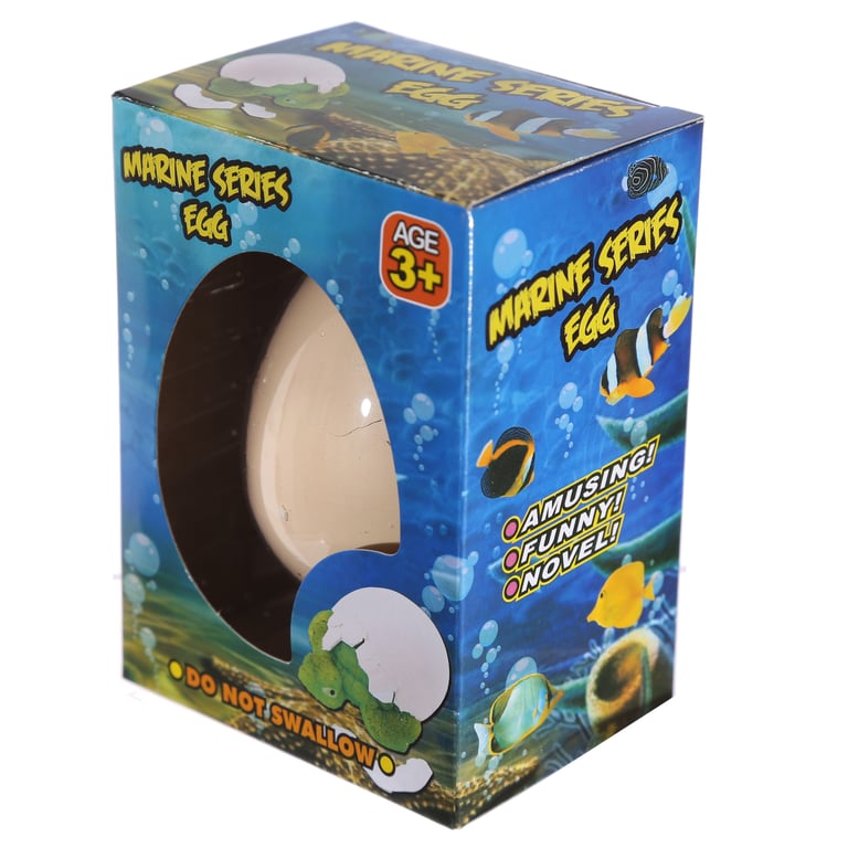 Fun Kids Large Hatching Sealife Egg - CE Marked, Educational Toy for Kids Over 3 Years