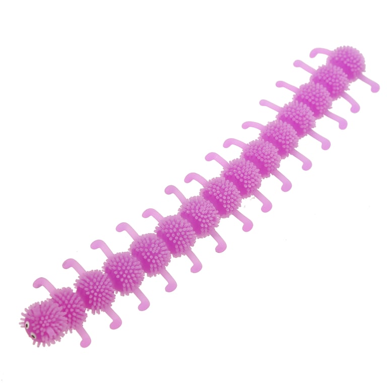 Rubber Stretch Caterpillar Toy - CE Marked & EN71 Certified for Safe Kids Play