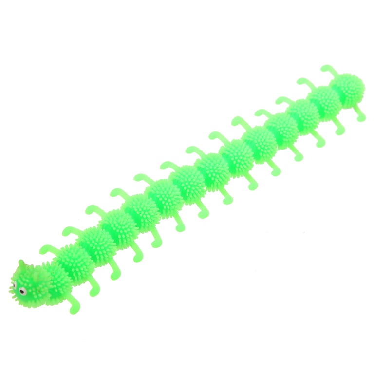 Rubber Stretch Caterpillar Toy - CE Marked & EN71 Certified for Safe Kids Play
