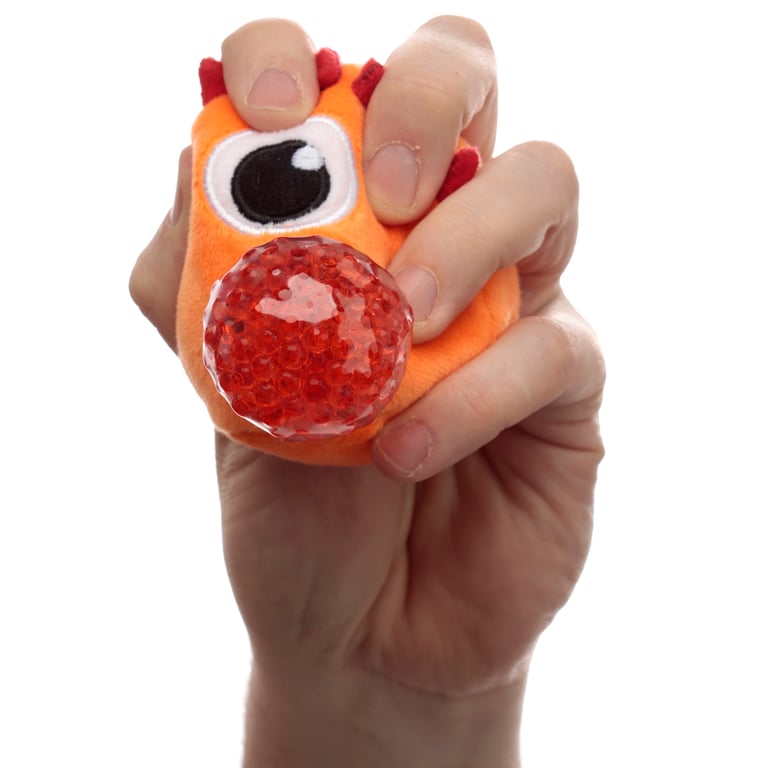 Queasy Squeezies Fidget Toy - CE Marked Polyester Beads Monster Fidget Toy for Adults and Teens