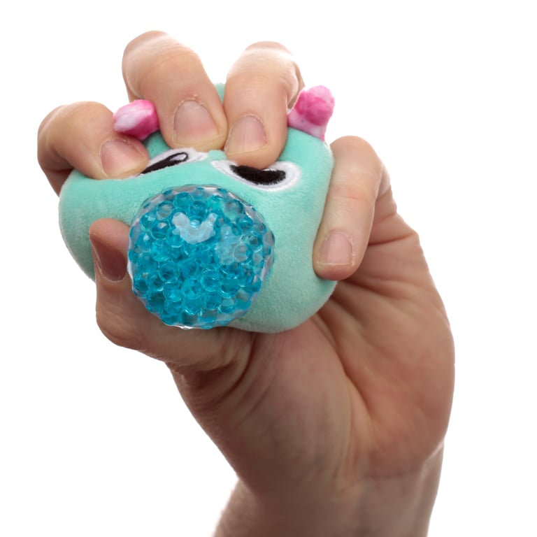 Queasy Squeezies Fidget Toy - CE Marked Polyester Beads Monster Fidget Toy for Adults and Teens