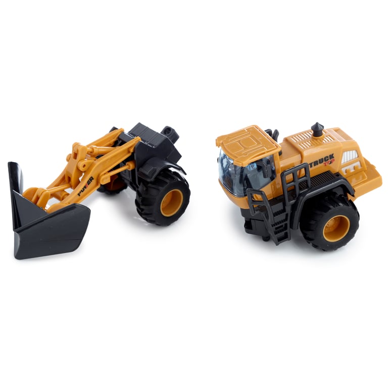 Kids Friction Action Construction Truck Toy - CE & EN71 Compliant Plastic and Metal Playset