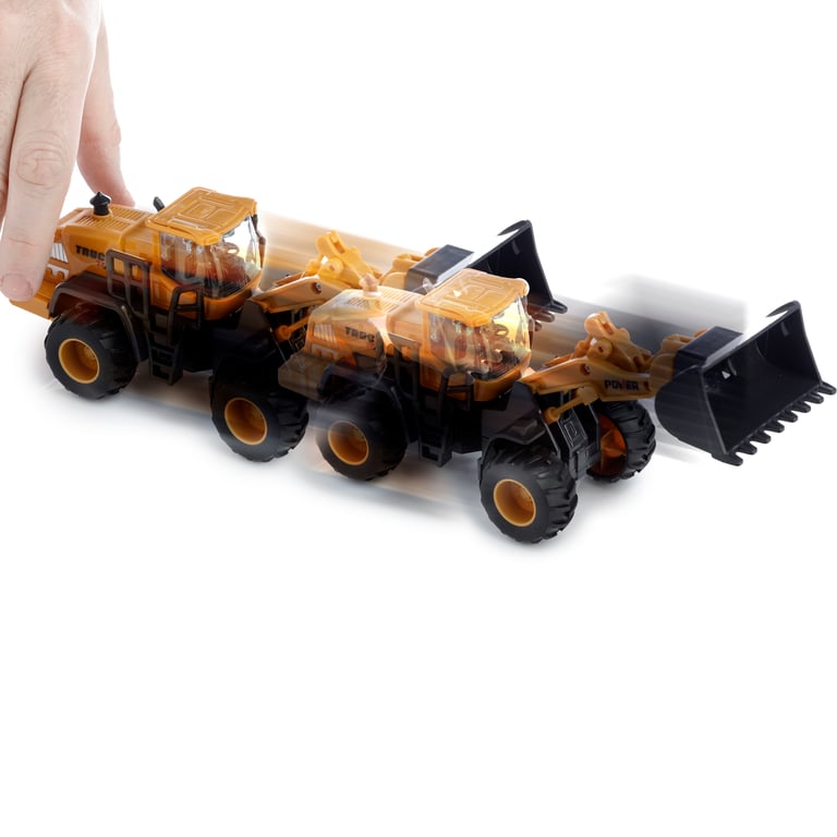 Kids Friction Action Construction Truck Toy - CE & EN71 Compliant Plastic and Metal Playset