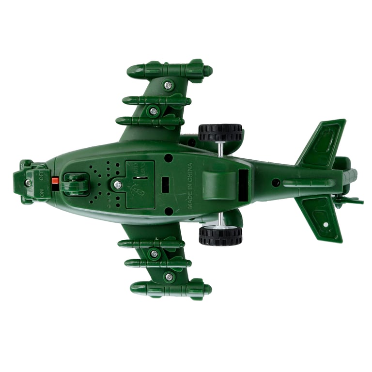 Kids Helicopter Friction Light & Sound Action Toy - CE Marked, Battery Included