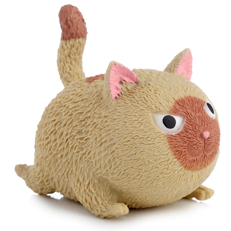 CE Marked Stretchable Rubber Cat Toy with Liquid Filling - Safe for Cats Over 3 Years
