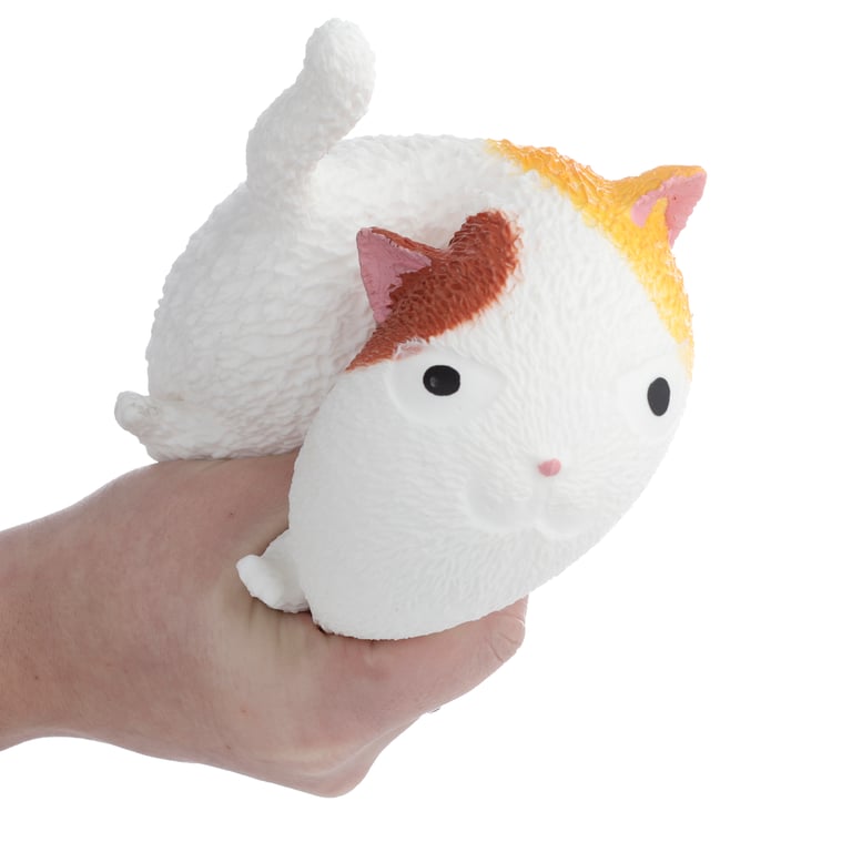 CE Marked Stretchable Rubber Cat Toy with Liquid Filling - Safe for Cats Over 3 Years