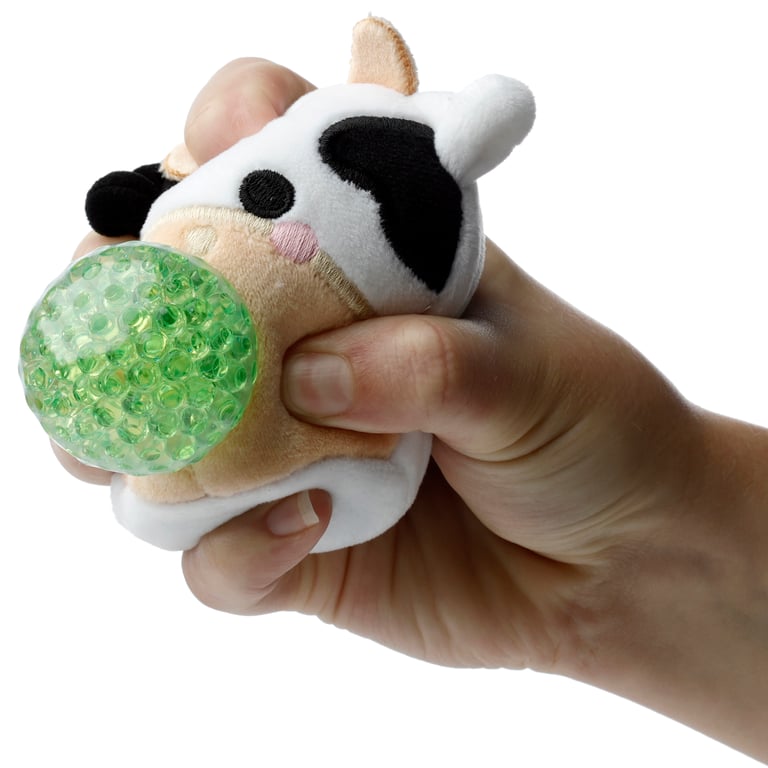 Queasy Squeezies Fidget Toy - CE Marked Polyester & Polyacrylate Beads for Adults and Kids (3 Years)