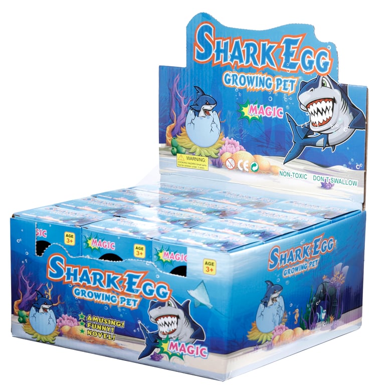 CE Marked Shark Hatching Egg - Plastic, Rubber & Resin Toy