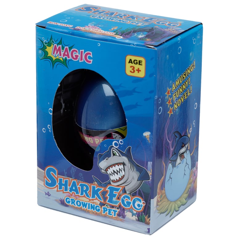 CE Marked Shark Hatching Egg - Plastic, Rubber & Resin Toy