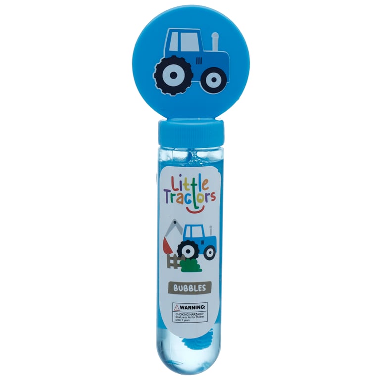 Little Tractor Bubbles - CE/UKCA Marked 35ml Plastic Children s Bubbles