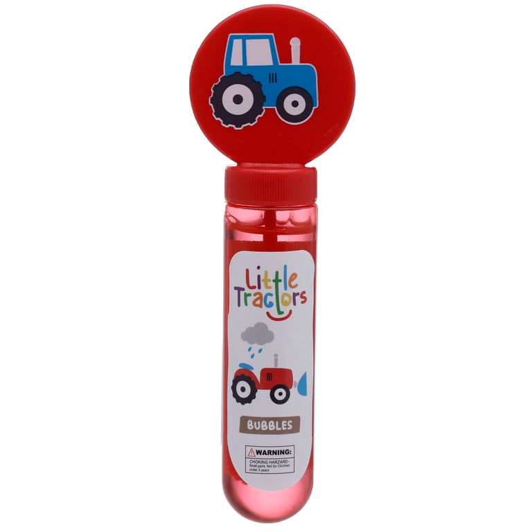 Little Tractor Bubbles - CE/UKCA Marked 35ml Plastic Children s Bubbles