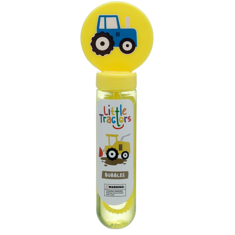 Little Tractor Bubbles - CE/UKCA Marked 35ml Plastic Children s Bubbles