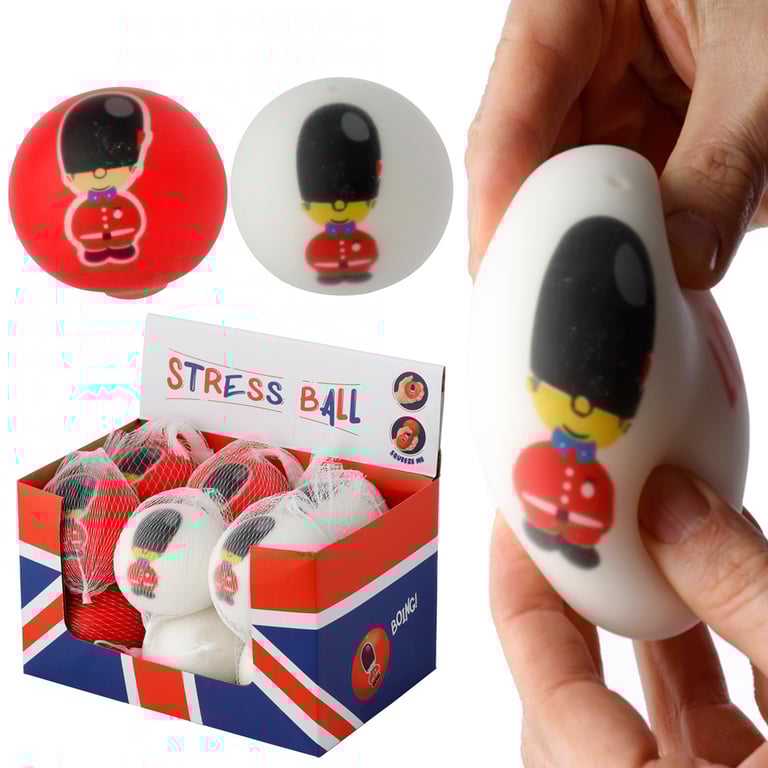 Fun Kids London Guardsman CE Marked Rubber Stress Ball Toy