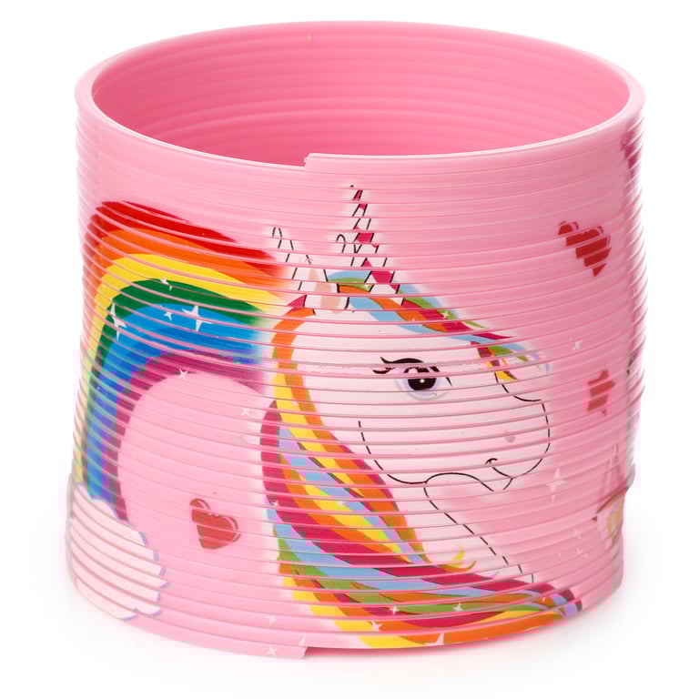 CE Marked Plastic Unicorn Toy - Magic Spring Fun Kids Toy (0-3 Years Unsuitable)