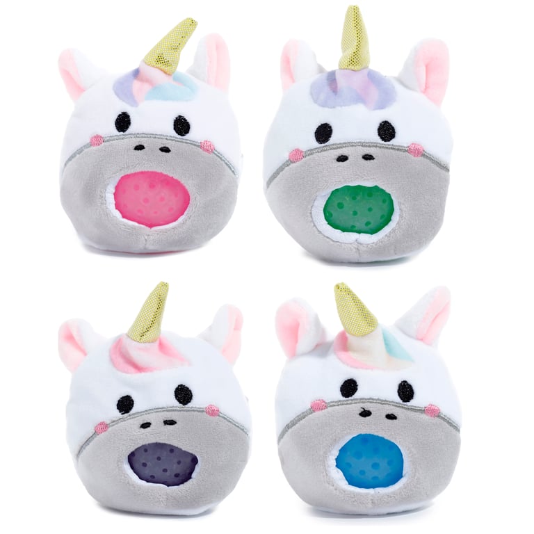 Queasy Squeezies Adoracorns Unicorn CE Marked Fidget Toy with Polyester & Polyacrylate Beads