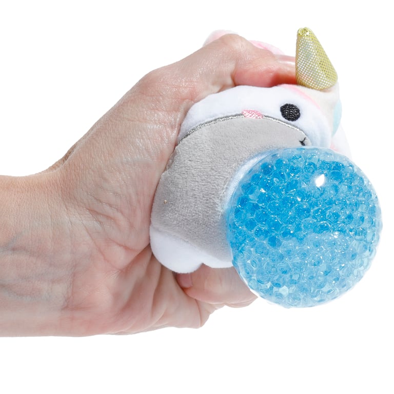 Queasy Squeezies Adoracorns Unicorn CE Marked Fidget Toy with Polyester & Polyacrylate Beads