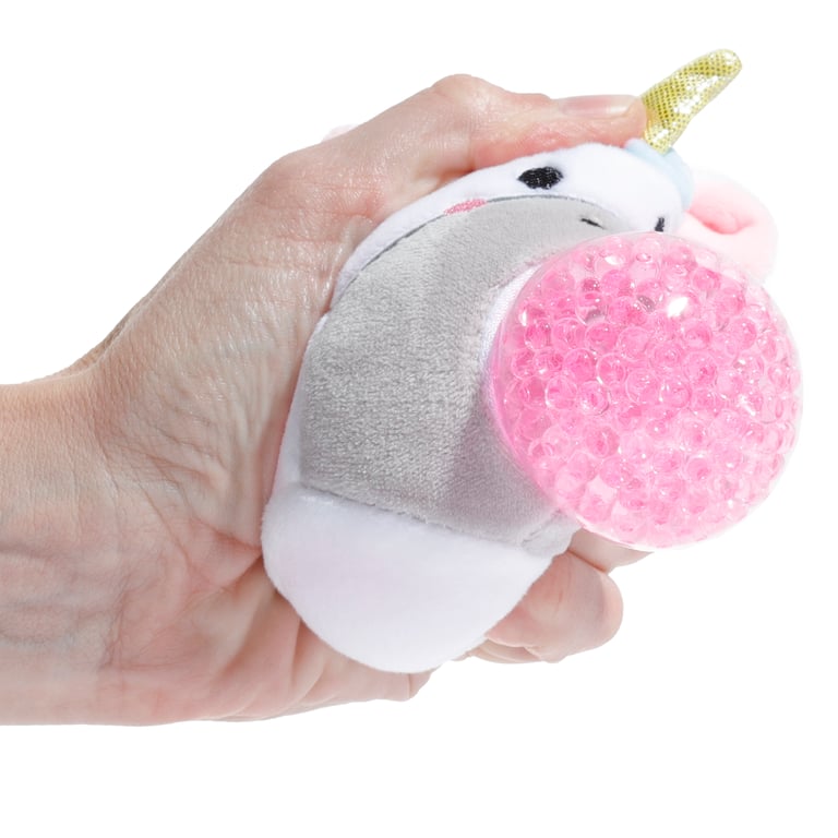 Queasy Squeezies Adoracorns Unicorn CE Marked Fidget Toy with Polyester & Polyacrylate Beads