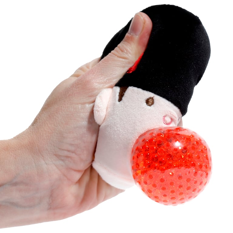 Queasy Squeezies Fidget Toy - CE Marked & EN71 Compliant Polyester and Polyacrylate Beads Fidget Toy