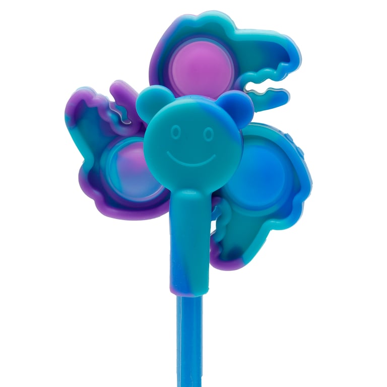 Dinosaur and Unicorn Kids Spinner Fidget Pen - CE Marked, Black Ink, Plastic Toy