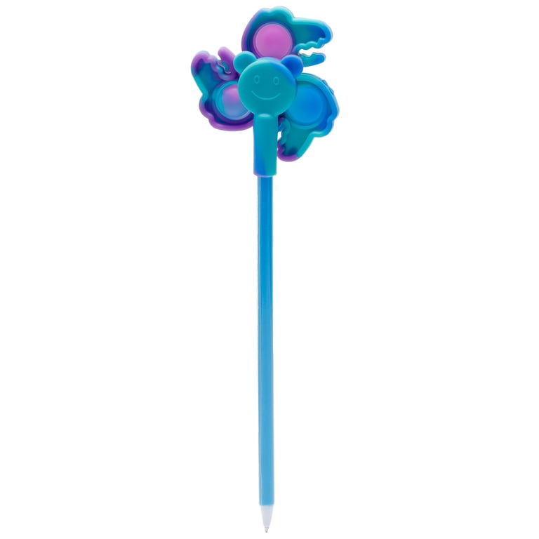 Dinosaur and Unicorn Kids Spinner Fidget Pen - CE Marked, Black Ink, Plastic Toy