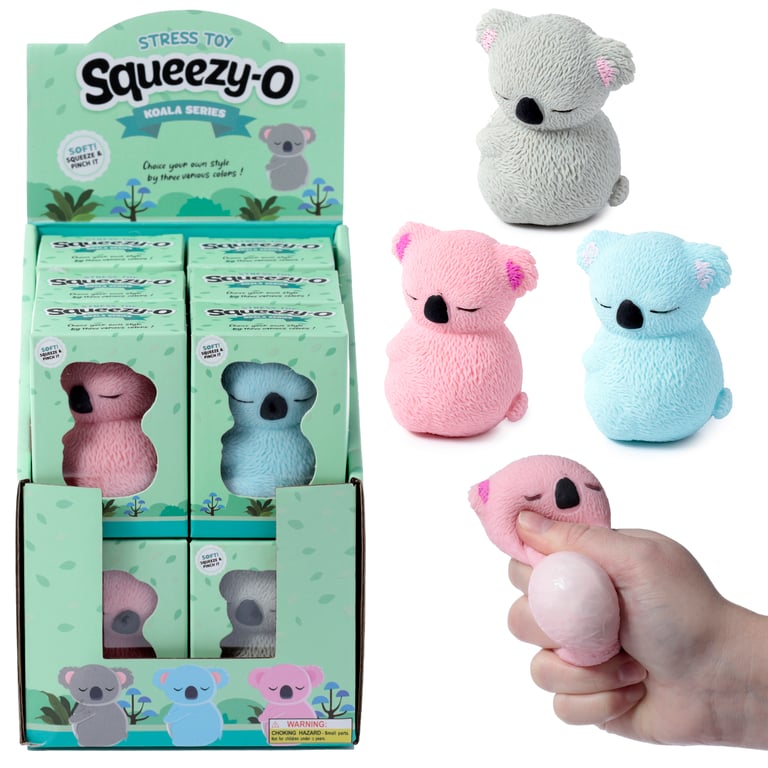 CE Marked Cute Koala Rubber Stretchy Toy - Safe EVA Filled Kids Plaything