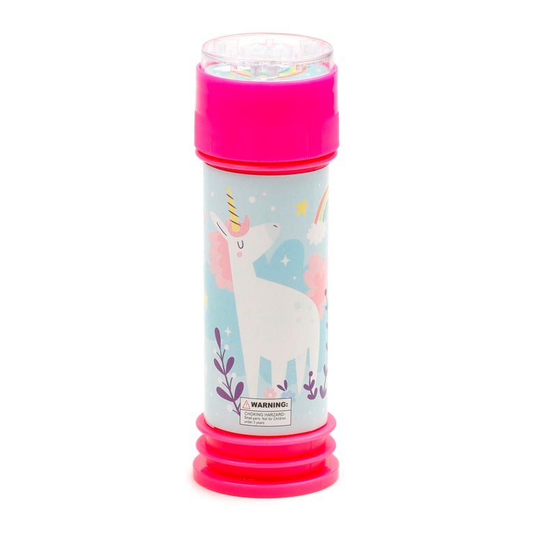 Fun Kids Maze Top Bubbles - Unicorn Magic, Safe and Durable Plastic Bubbles for Children s Maze Game (50ml)