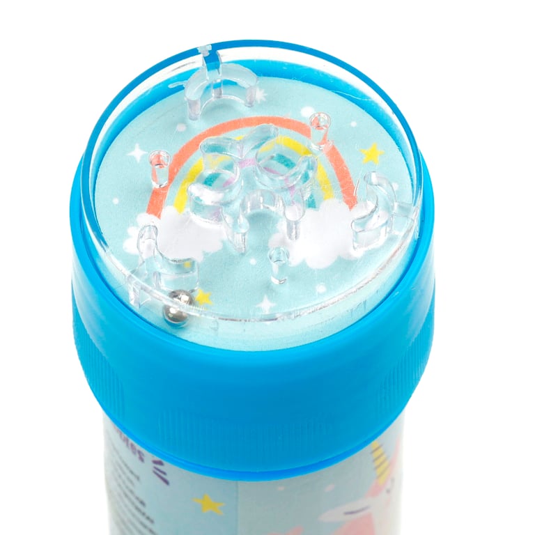 Fun Kids Maze Top Bubbles - Unicorn Magic, Safe and Durable Plastic Bubbles for Children s Maze Game (50ml)