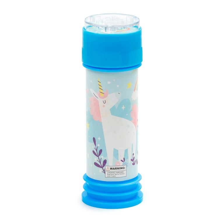 Fun Kids Maze Top Bubbles - Unicorn Magic, Safe and Durable Plastic Bubbles for Children s Maze Game (50ml)