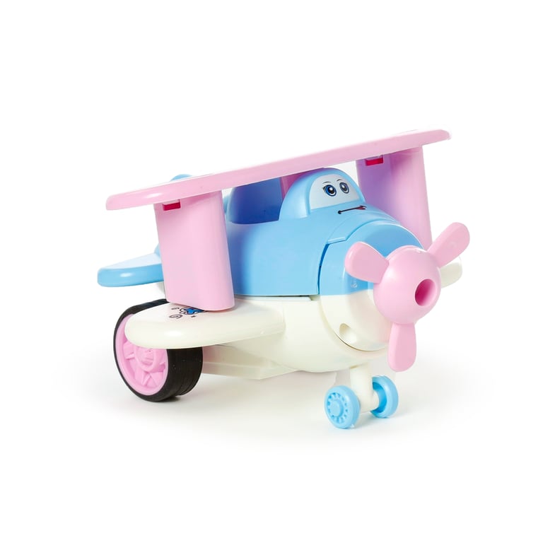 Kids Friction Action Bursting Aeroplane - CE & EN71 Compliant Plastic ABS Toy