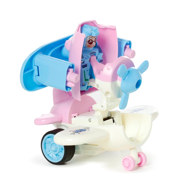Kids Friction Action Bursting Aeroplane - CE & EN71 Compliant Plastic ABS Toy