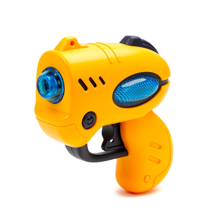 Fun Kids Light and Sound Space Gun Toy - CE Marked, EN71 Compliant, Batteries Included