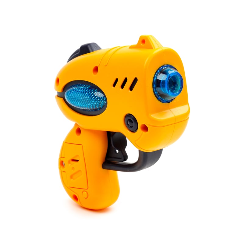 Fun Kids Light and Sound Space Gun Toy - CE Marked, EN71 Compliant, Batteries Included