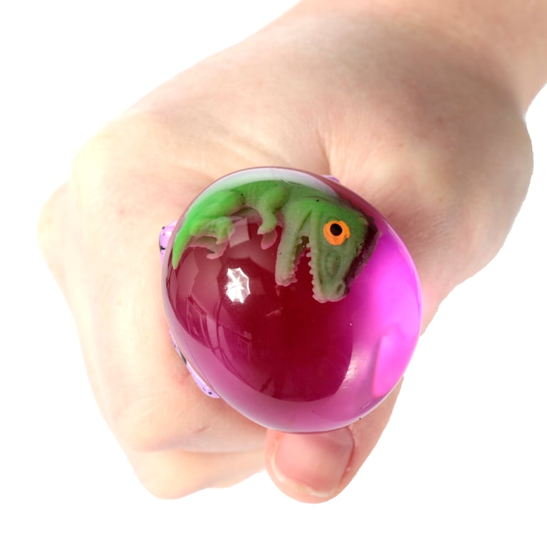 Fun Kids CE Marked Squeezy Dino Egg Rubber Toy