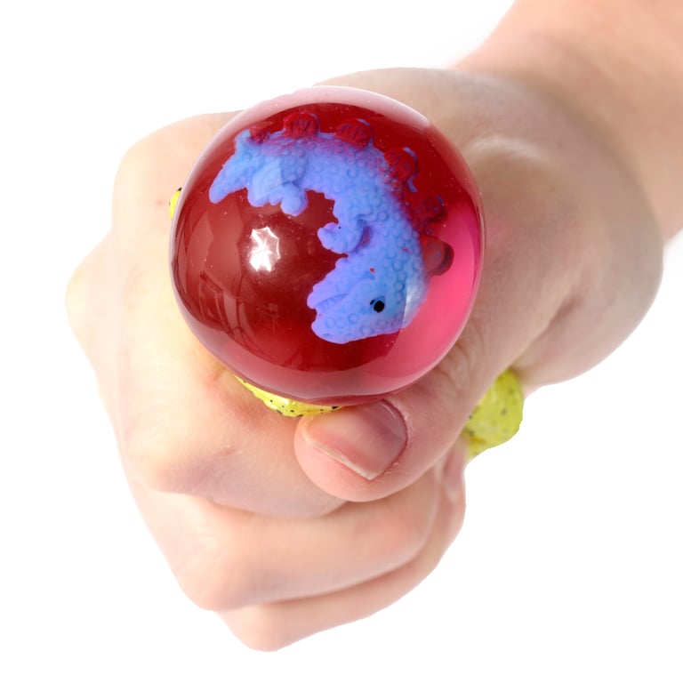 Fun Kids CE Marked Squeezy Dino Egg Rubber Toy