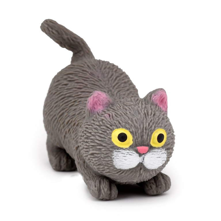 Rubber Stretchy Cat Toy - CE & UKCA Marked, EN71 Compliant