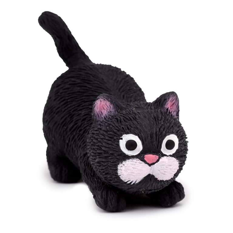 Rubber Stretchy Cat Toy - CE & UKCA Marked, EN71 Compliant