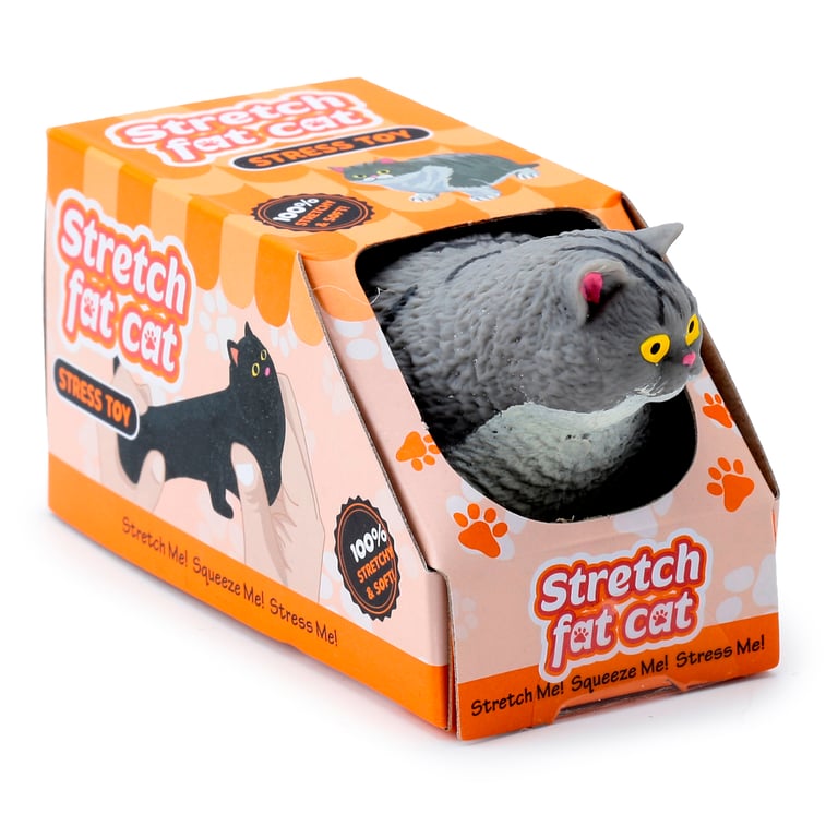 Fun Kids CE Marked Stretchy Rubber Cat Toy