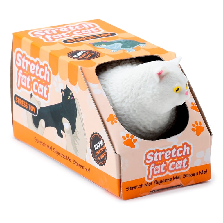 Fun Kids CE Marked Stretchy Rubber Cat Toy