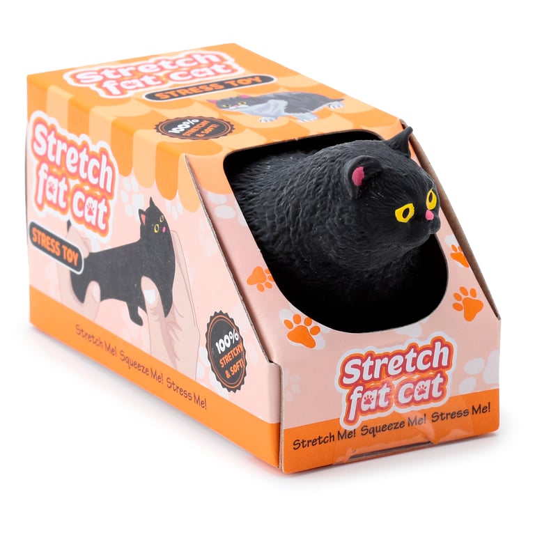 Fun Kids CE Marked Stretchy Rubber Cat Toy