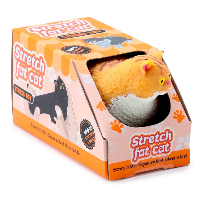 Fun Kids CE Marked Stretchy Rubber Cat Toy