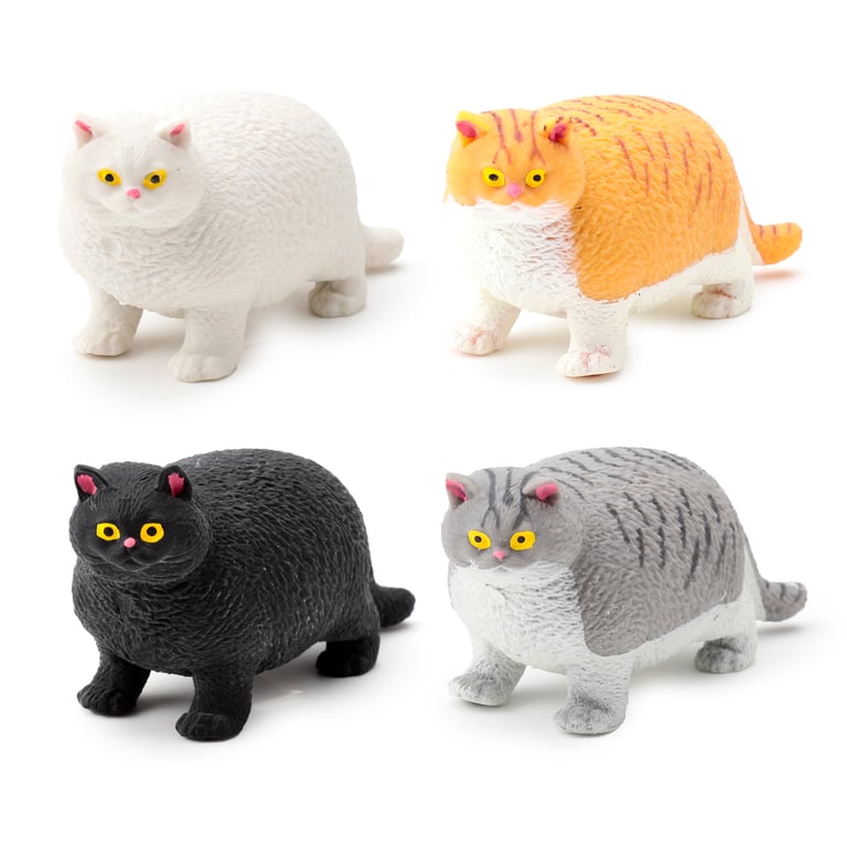 Fun Kids CE Marked Stretchy Rubber Cat Toy