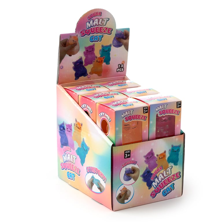 Maltose Stress Toy - Cat (CE Marked & EN71 Compliant)